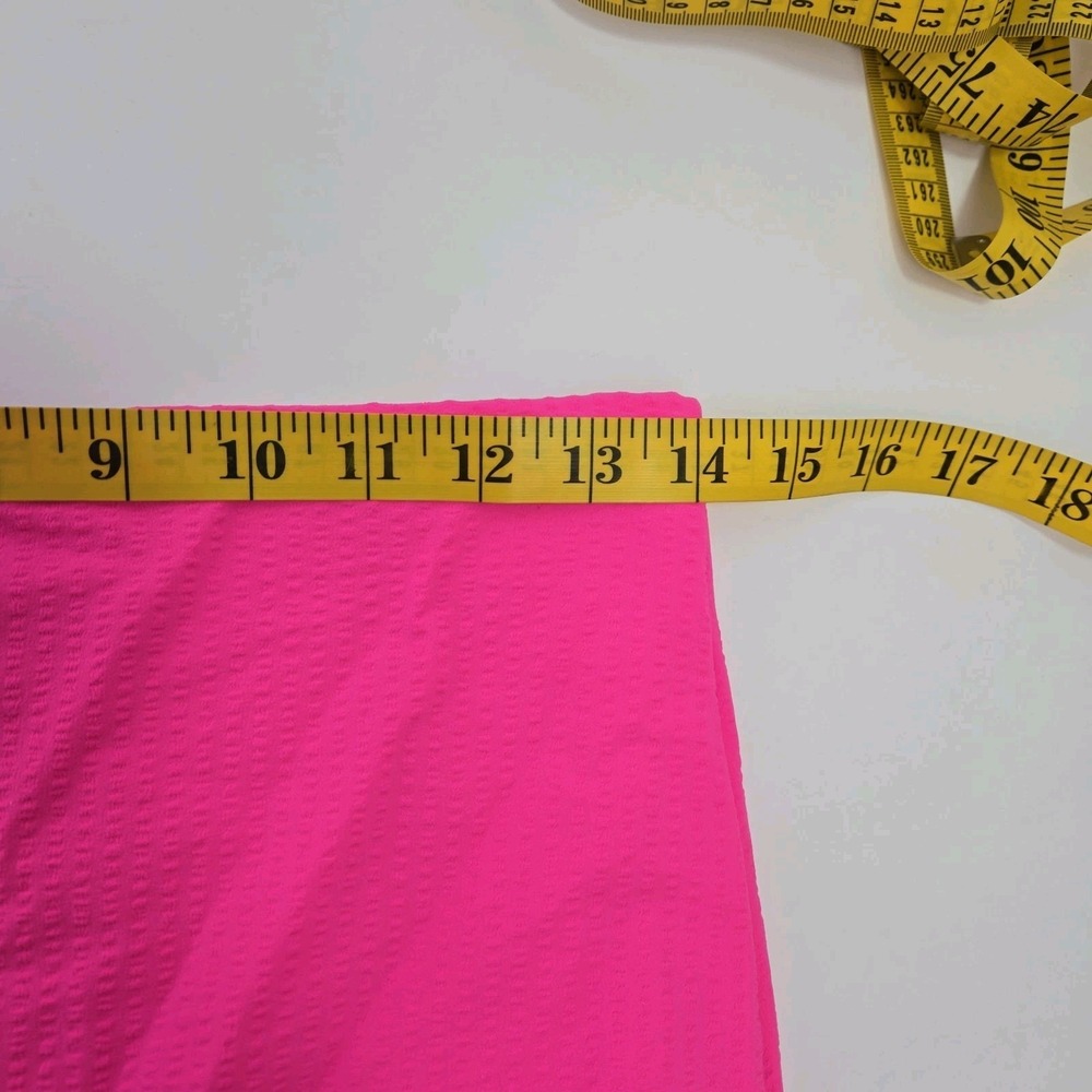 Lululemon Deep Sea High Waist Bikini Bottom Size L Pink Highlight Swimsuit Neon - Picture 7 of 8